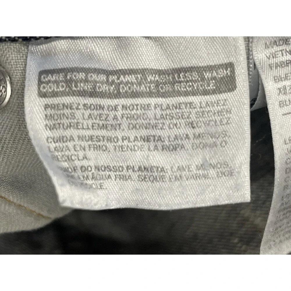 Levi's 505‎ Mens 38x34 Jeans Medium Wash Straight Leg Whiskering 100% Cotton